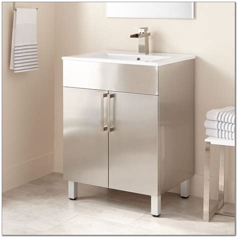 stainless steel bathroom sink cabinets|free standing stainless steel cabinets.